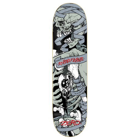 ZERO LOPEZ PUSHEAD 30YR SKATEBOARD DECK-8.25