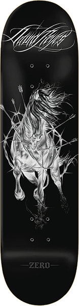 ZERO REYES WILD HEART SKATEBOARD DECK 8.5 BLACK