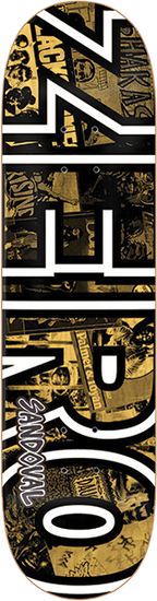 ZERO SANDOVAL ROOTS BOLD SKATEBOARD DECK-8.5 w/ grip