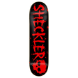 ZERO SHECKLER BLOOD SKATEBOARD DECK-8.25 RED FOIL