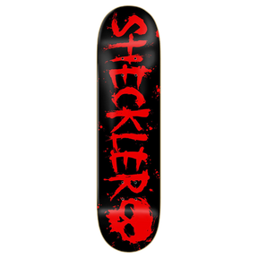 ZERO SHECKLER BLOOD SKATEBOARD DECK-8.25 RED FOIL