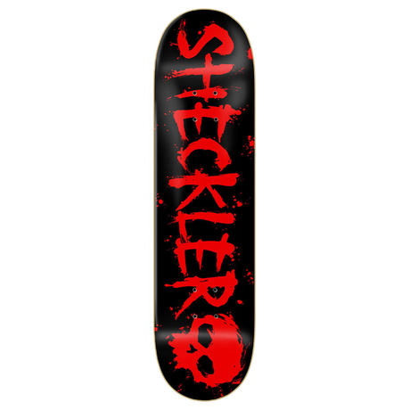 ZERO SHECKLER BLOOD SKATEBOARD DECK-8.25 RED FOIL
