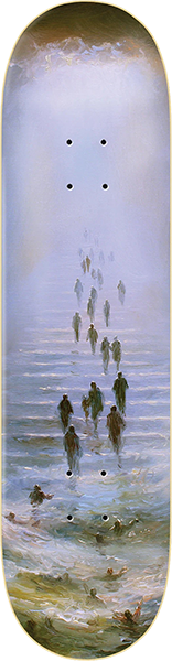 ZERO WIMER LEWANDOWSKI MIRACULOUSLY SAVED SKATEBOARD DECK-8.62