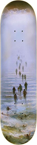 ZERO WIMER LEWANDOWSKI MIRACULOUSLY SAVED SKATEBOARD DECK-8.62