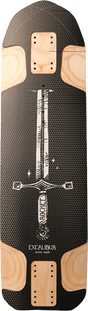 ROCKET EXCALIBUR BUMPY HALES PRO SKATEBOARD DECK-8.5X30