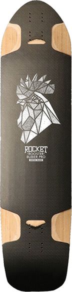ROCKET DOWNHILL FREERIDE ROOSTER BUBIER PRO 24 DECK-9.7x39.1