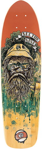 SECTOR 9 BAMBINO SKIPPER SKATEBOARD DECK-7.5x26.5
