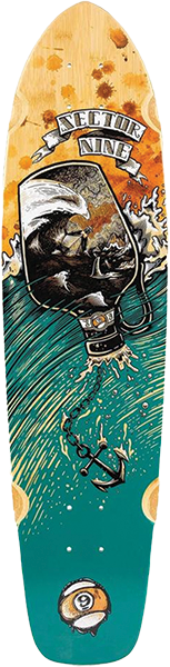 SECTOR 9 STRAND STORM SKATEBOARD DECK-34X8.7
