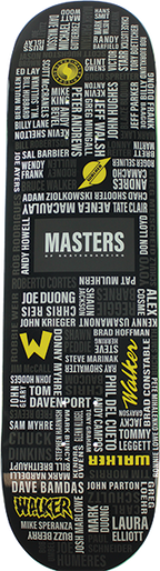 WALKER MASTERS SKATEBOARD DECK-8.25