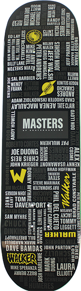 WALKER MASTERS SKATEBOARD DECK-8.25