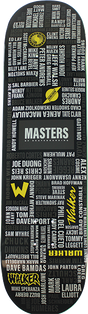WALKER MASTERS SKATEBOARD DECK-8.25