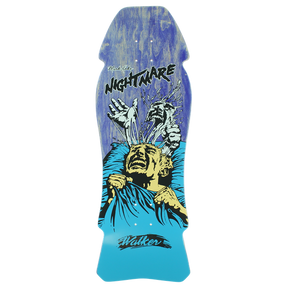 WALKER LAKE NIGHTMARE REISSUE SKATEBOARD DECK 10.25x30.25 NAVY