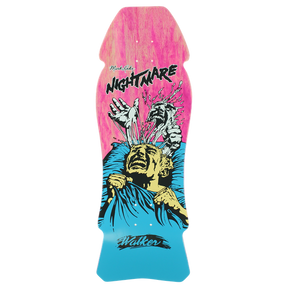 WALKER LAKE NIGHTMARE REISSUE SKATEBOARD DECK 10.25x30.25 PINK