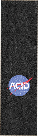 ACID GRIP TAPE SHEET 9X33 SPACE LOGO BLACK