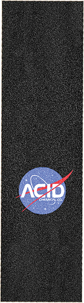 ACID GRIP TAPE SHEET 9X33 SPACE LOGO BLACK
