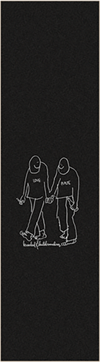 KROOKED SINGLE SHEET GRIP - LOVE HATE