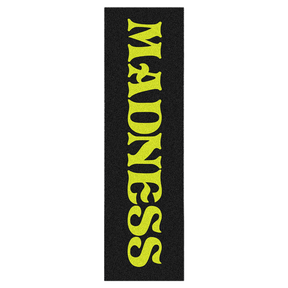 MADNESS BAR LOGO GRIP TAPE SHEET 10x33 BLK