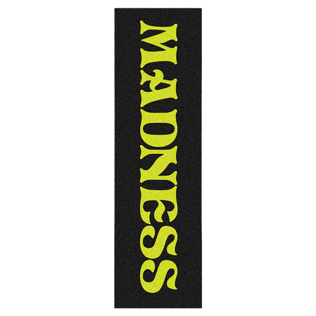 MADNESS BAR LOGO GRIP TAPE SHEET 10x33 BLK