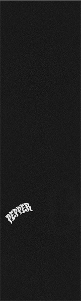 PEPPER SINGLE SHEET 9x33.5 LOGO BLK/WHT GRIP