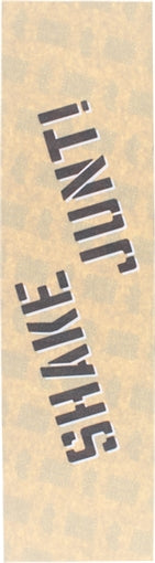 SHAKE JUNT SINGLE SKATE GRIP SHEET CLEAR GRIP 9x33 CLEAR/BLK