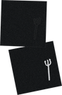 WORLD INDUSTRIES PITCHFORK PITCHFORK DIE CUT SQUARES 4PCS 10x10)