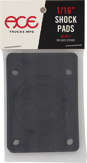 ACE SHOCK PADS SET 1/16" BLACK