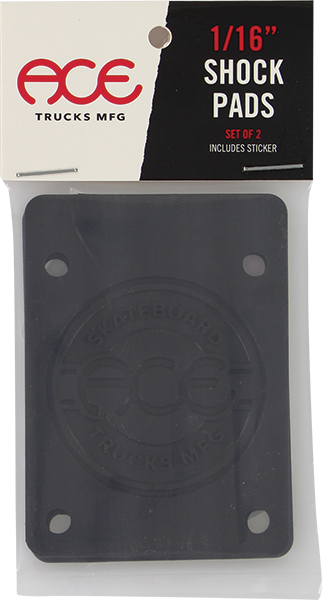 ACE SHOCK PADS SET 1/16" BLACK