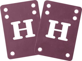 BLANK H-BLOCK RISER SET 2mm PURPLE 2pcs