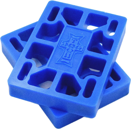 DOGTOWN 1/4" RISERS SET BLUE