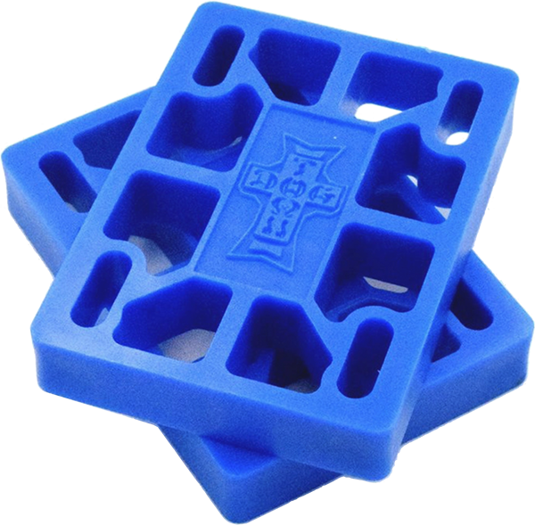 DOGTOWN 1/4" RISERS SET BLUE