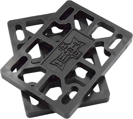 DOGTOWN 1/4" RISERS SET BLACK