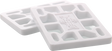 DOGTOWN 1/4" RISERS SET WHITE