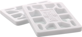DOGTOWN 1/4" RISERS SET WHITE