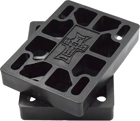 DOGTOWN 1/2" RISERS SET BLACK