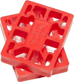 DOGTOWN 1/2" RISERS SET RED