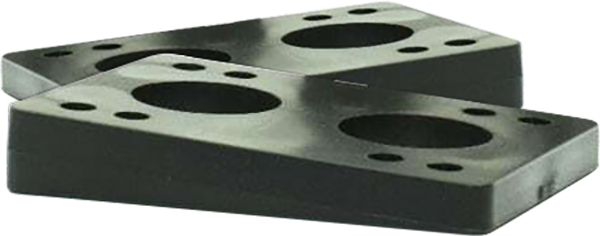 DOGTOWN WEDGE RISERS SET BLACK