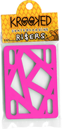 KROOKED RISER PADS 1/8" HOT PINK (Set of 2)