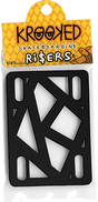 KROOKED RISER PADS 1/4" BLACK (Set of 2)