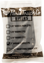 PARIS WEDGE HARD RISER 1/8"-1/2" BLACK ( SET of 2 )