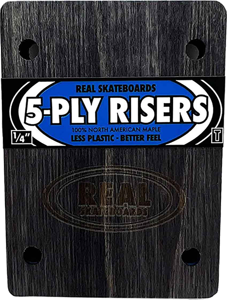 REAL WOODEN RISERS SET 5ply 1/4" THUNDER