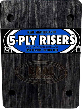 REAL WOODEN RISERS SET 5ply 1/4" THUNDER