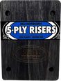 REAL WOODEN RISERS SET 5ply 1/4" THUNDER