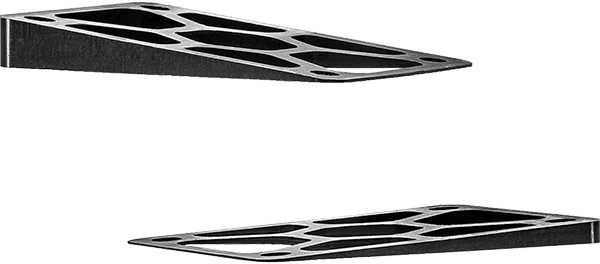 SEISMIC ANGLED RISERS 3d/7d BLACK