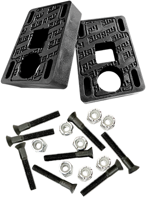SLAPPY BIG BLOCKS RISERS W/HARDWARE 3/4" BLACK