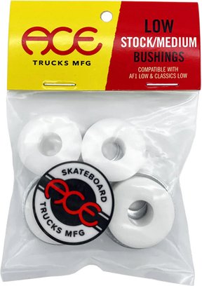 ACE LOW STD/STOCK BUSHINGS KIT 91a/86a WHITE 2pr