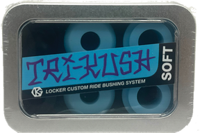GRIND KING TRI-KUSH BUSHINGS SET SOFT BLUE 2pr