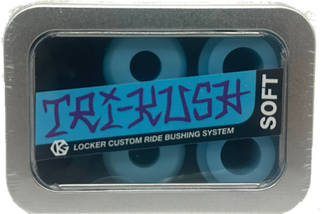 GRIND KING TRI-KUSH BUSHINGS SET SOFT BLUE 2pr