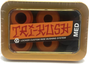 GRIND KING TRI-KUSH BUSHINGS SET MEDUIM ORANGE 2pr