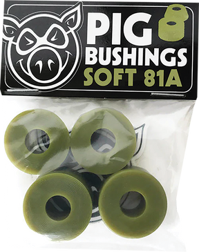 PIG BUSHINGS 81a SOFT OLIVE 2PR