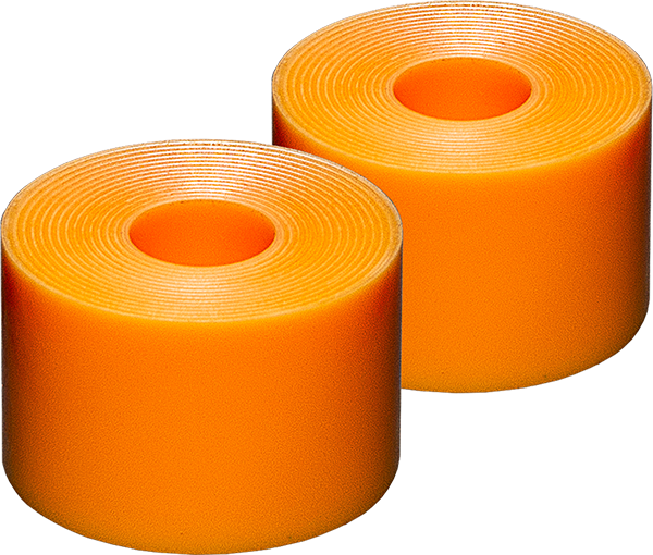 SEISMIC DEFCON BARREL 0.65" MED 87A MANGO 2pc